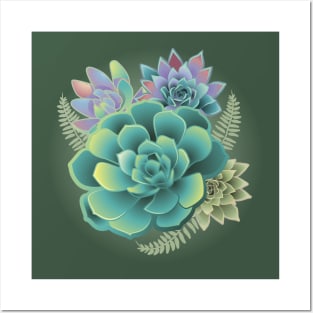 Succulent Art Posters and Art